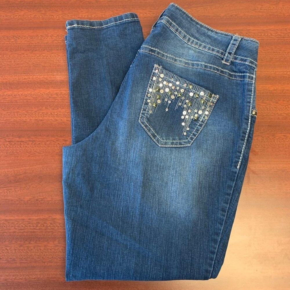 Lane Bryant Skinny Jeans With Bling